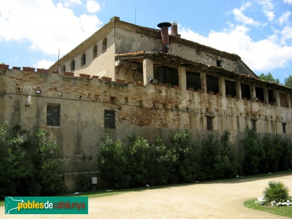East side of the Castle of Santiga