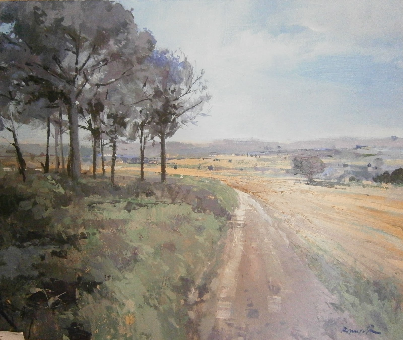 Country road in Santiga